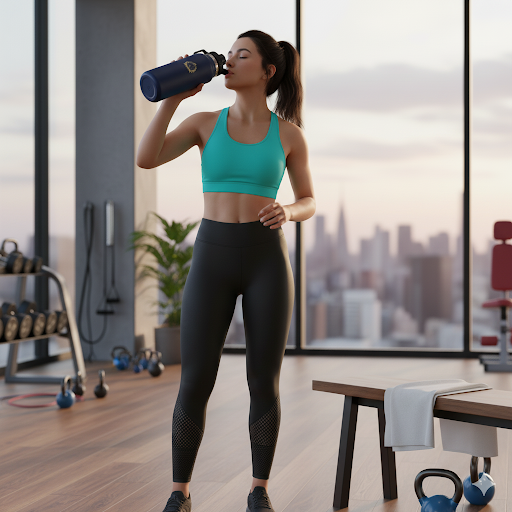 Stainless Steel Water Bottle | Leakproof, Durable & BPA-Free | Double-Wall Insulation for Hot & Cold Drinks | Wide Mouth, Perfect for Travel & Workouts