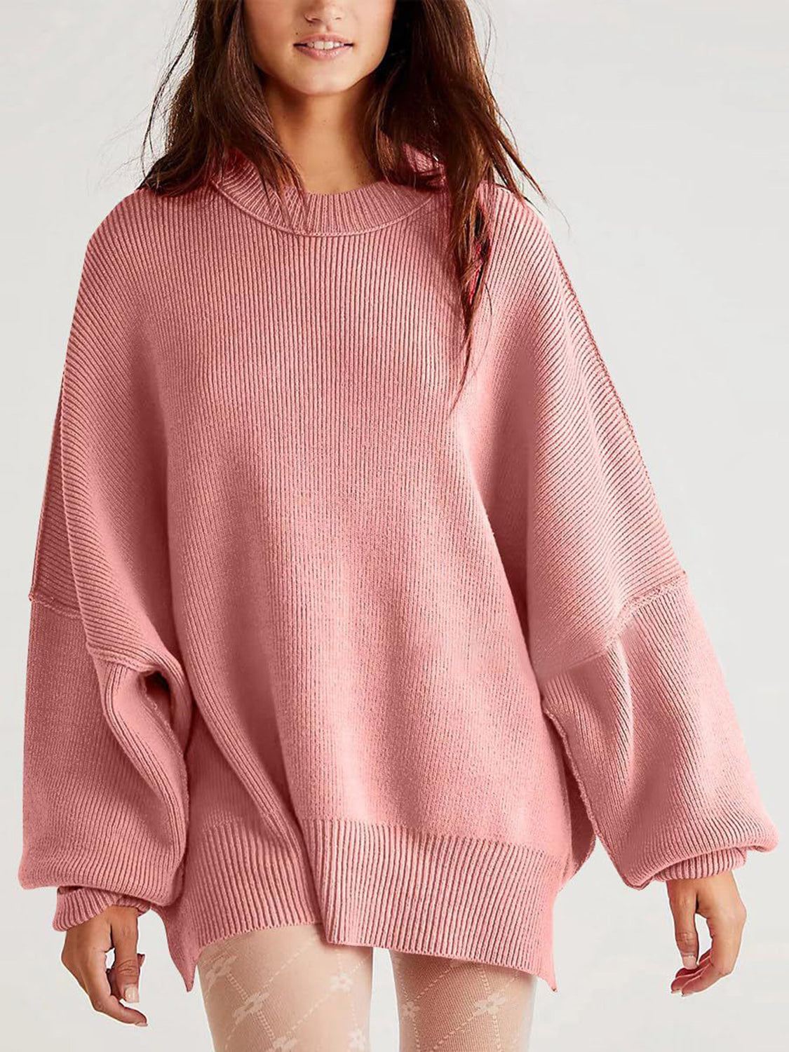 Round Neck Long Sleeve Sweater