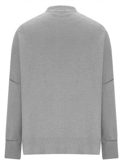 Round Neck Long Sleeve Sweater