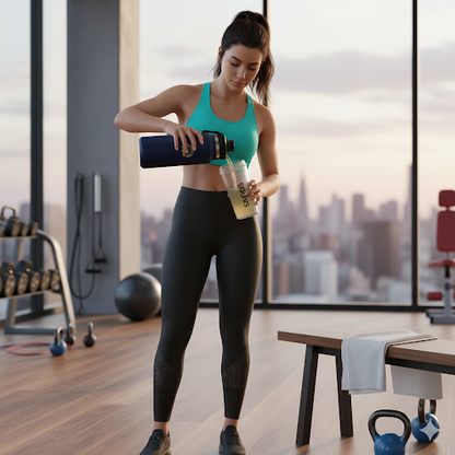 Stainless Steel Water Bottle | Leakproof, Durable & BPA-Free | Double-Wall Insulation for Hot & Cold Drinks | Wide Mouth, Perfect for Travel & Workouts