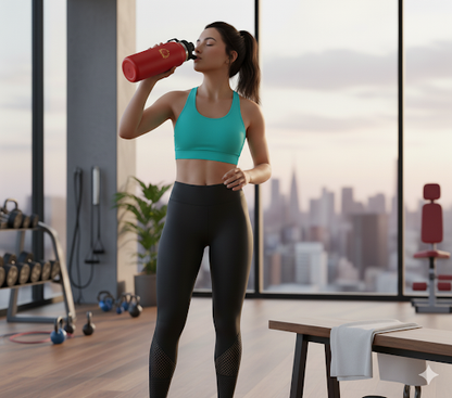 Stainless Steel Water Bottle | Leakproof, Durable & BPA-Free | Double-Wall Insulation for Hot & Cold Drinks | Wide Mouth, Perfect for Travel & Workouts
