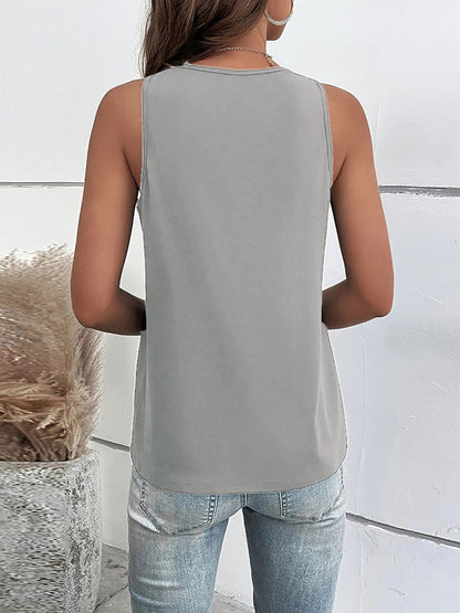 Crisscross V-Neck Tank